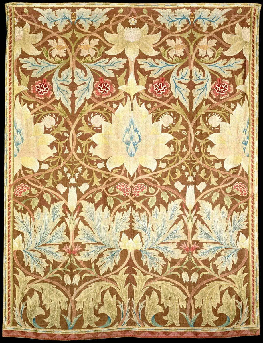 william-morris-lotus-wall-hanging-textil