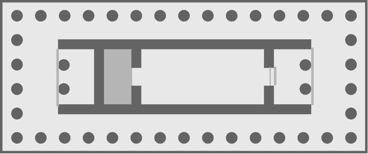 希腊神庙平面图