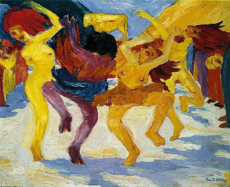 emil_nolde_dance_around_the_golden_calf_