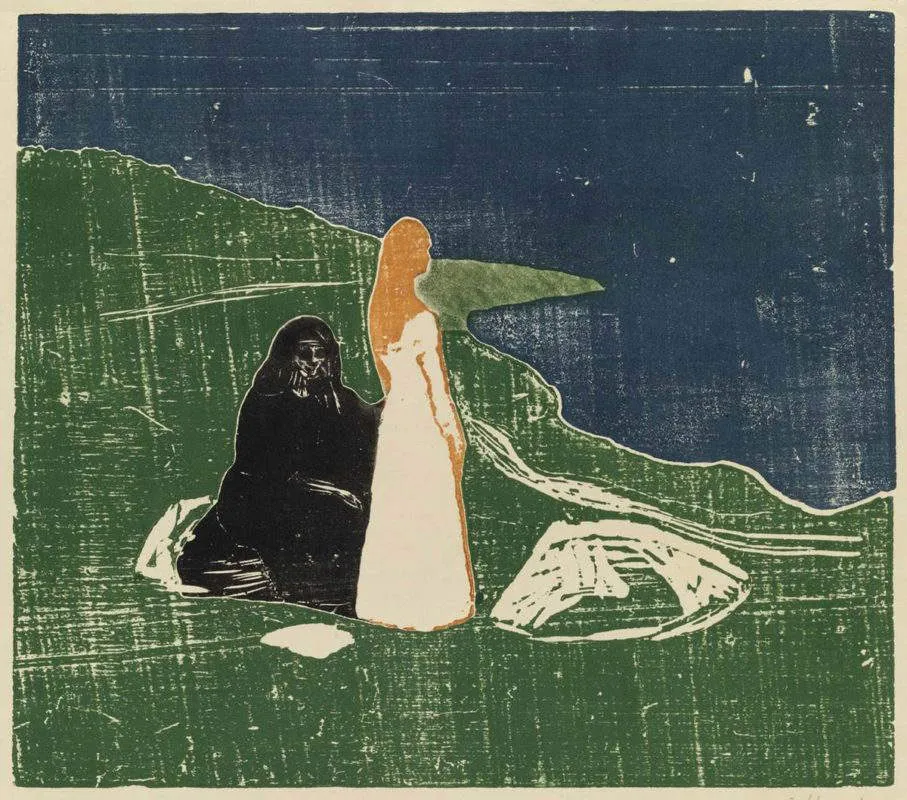 edvard-munch-two-women-on-the-shore-pain