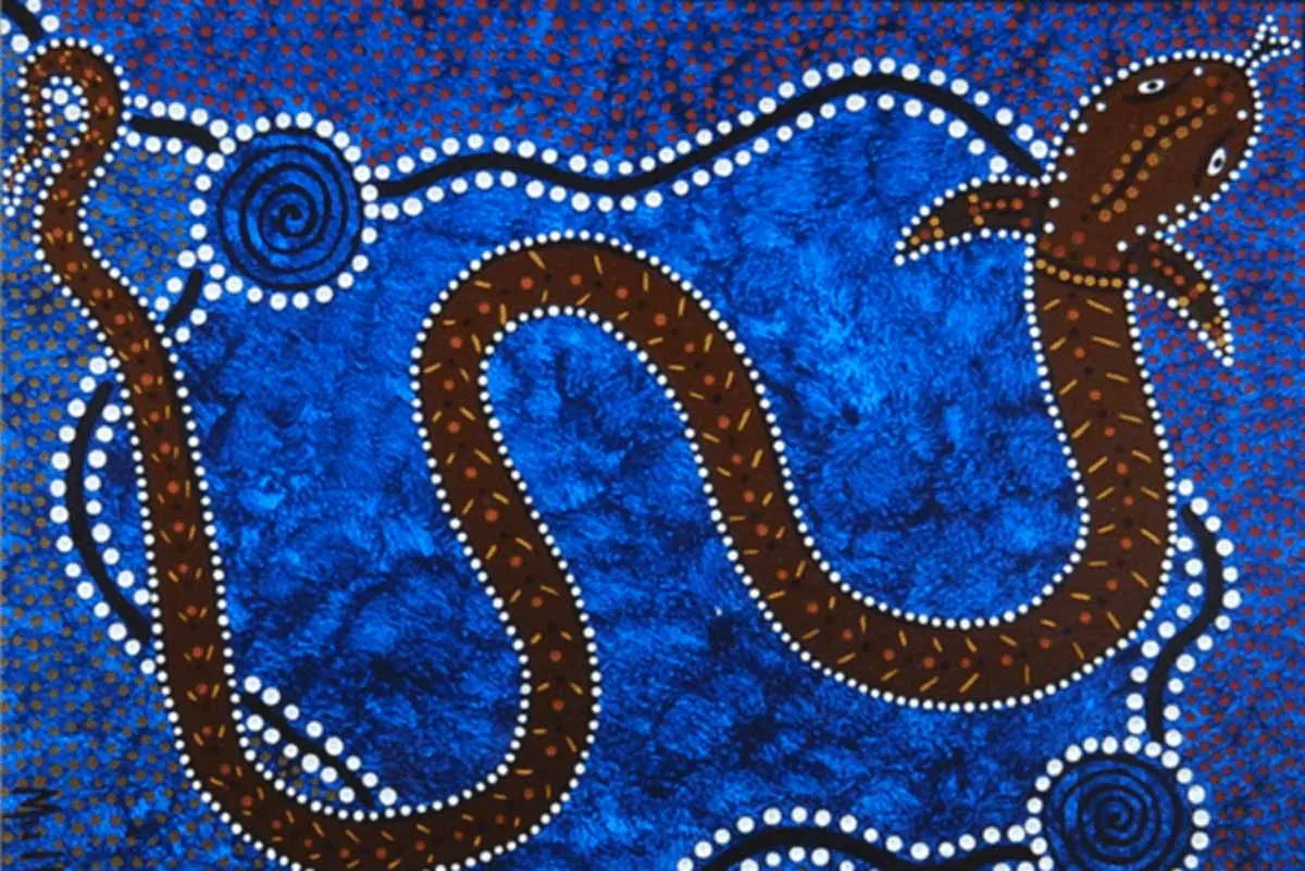 dreamtime rainbow serpent mullijin