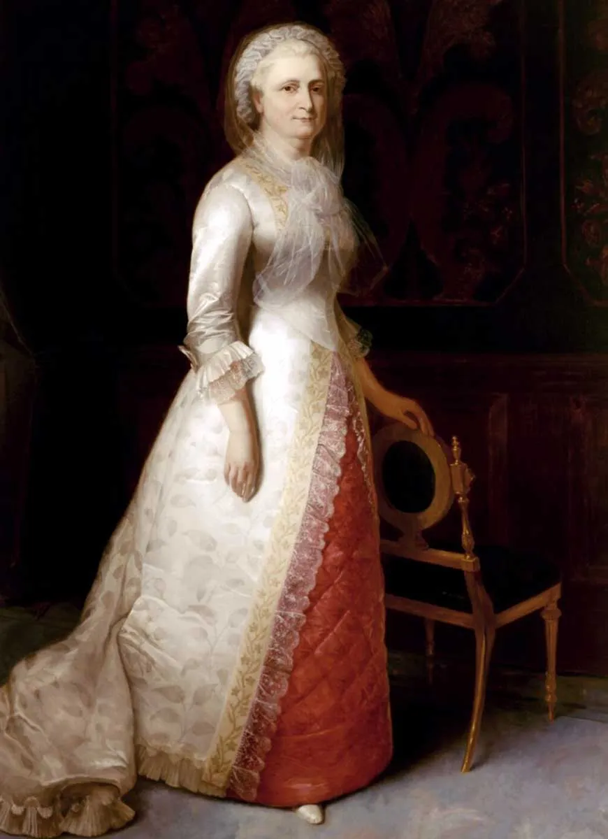 martha washington andrews portrait