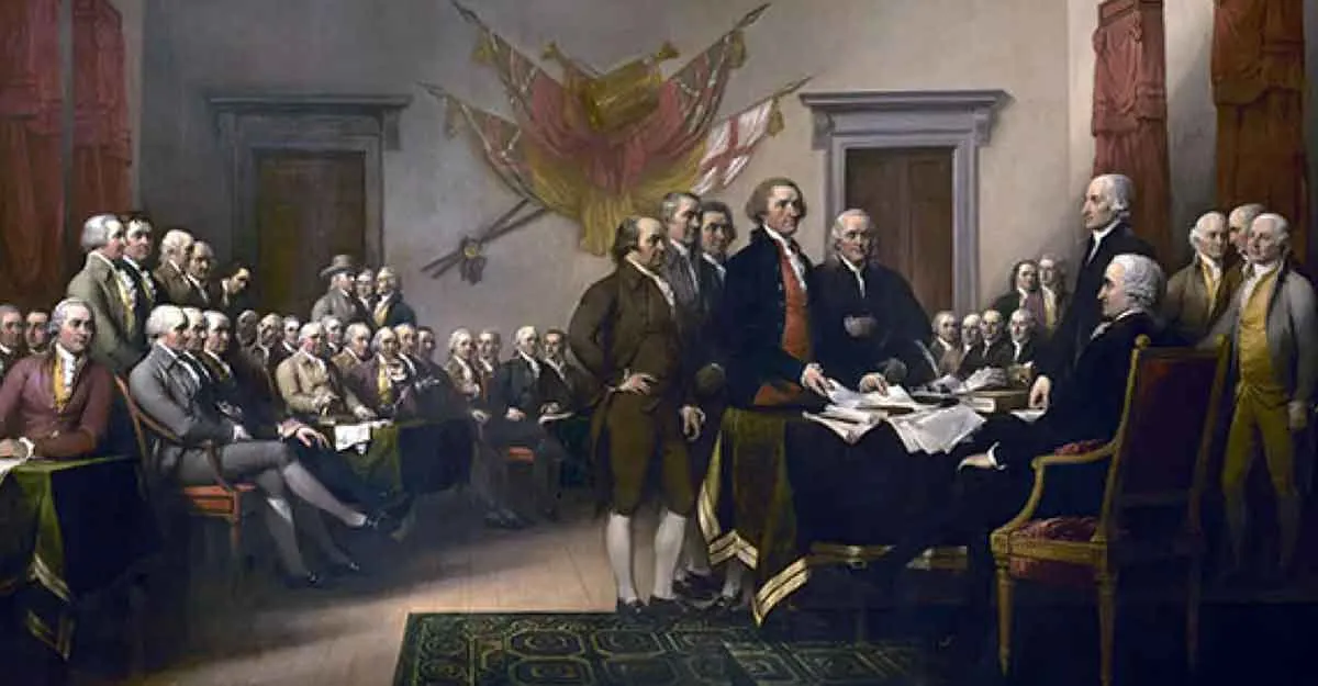 john trumbull declaration of independence painting conv