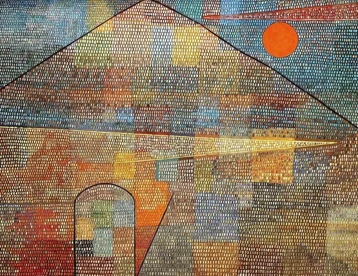 paul klee parnassum painting