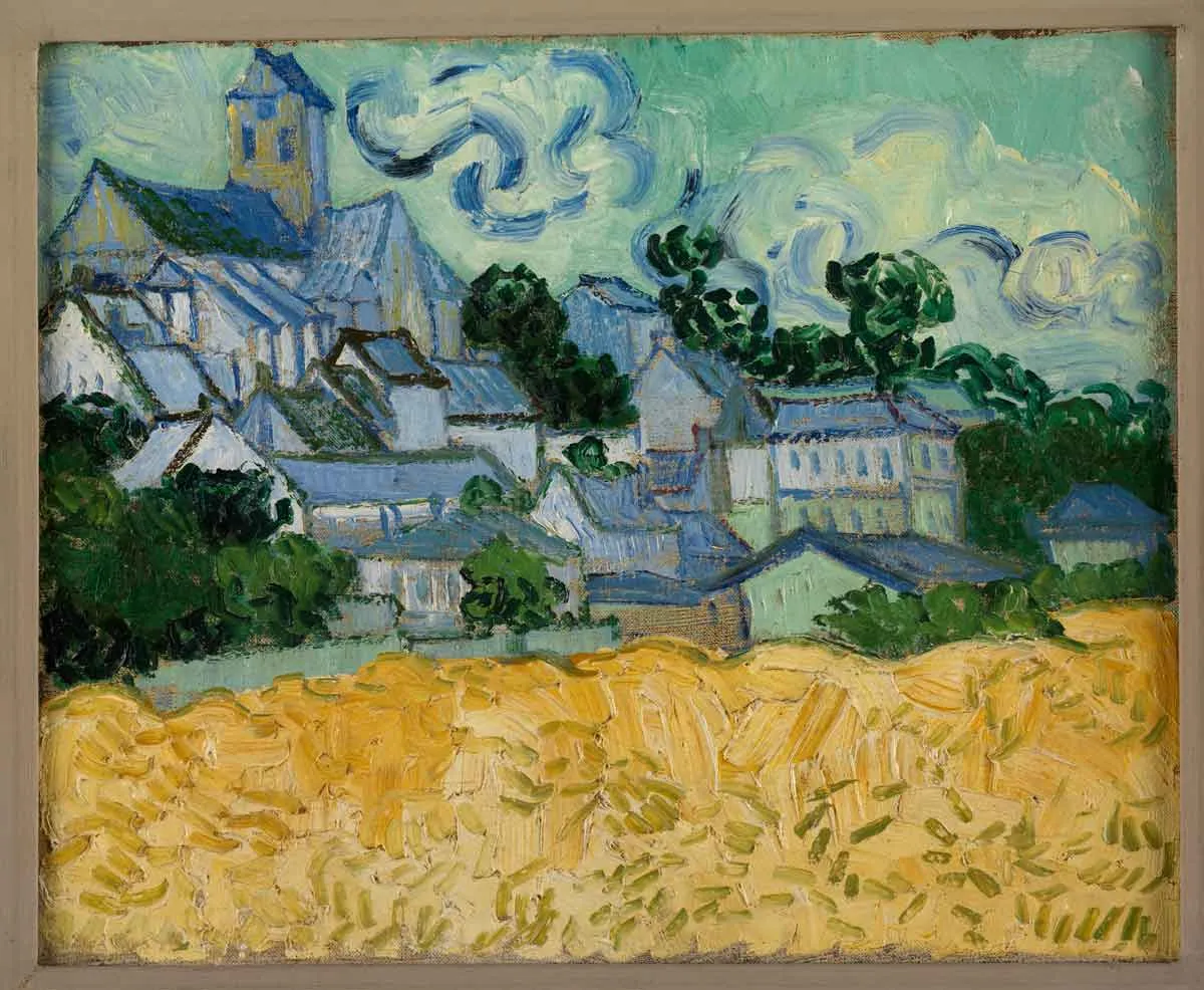 van gogh view auvers sur oise painting