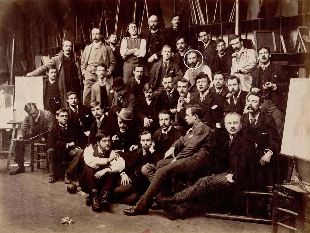 artists at acad‚mie julian paris 1888