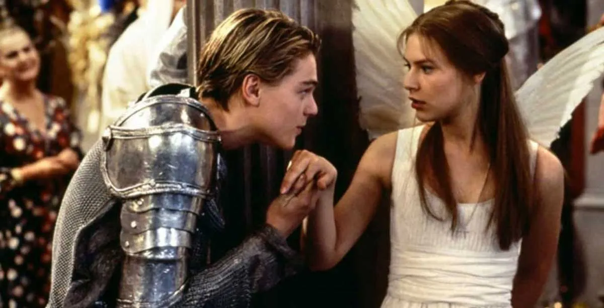 leonardo dicaprio romeo juliet claire danes love