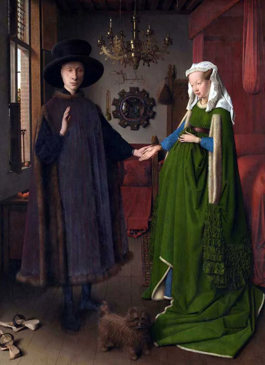 jan van eyck arnolfini portrait painting