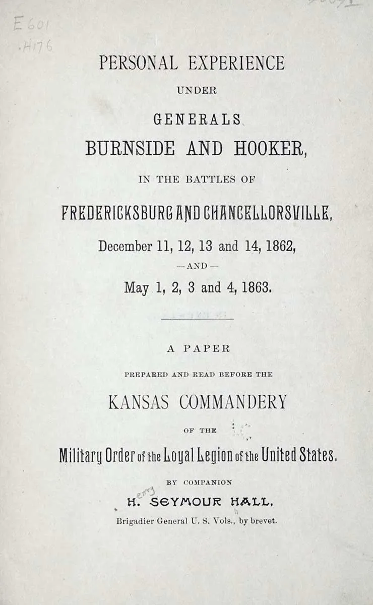 hooker replaces burnside january 1863