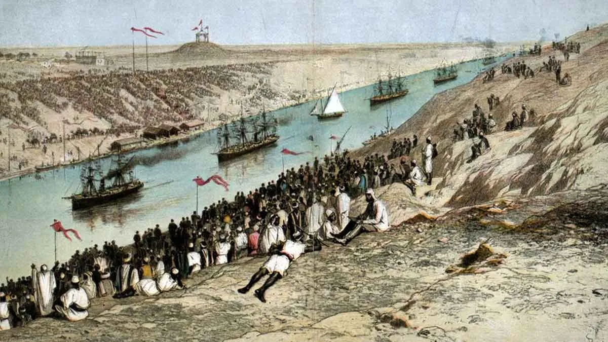 the opening of the suez canal