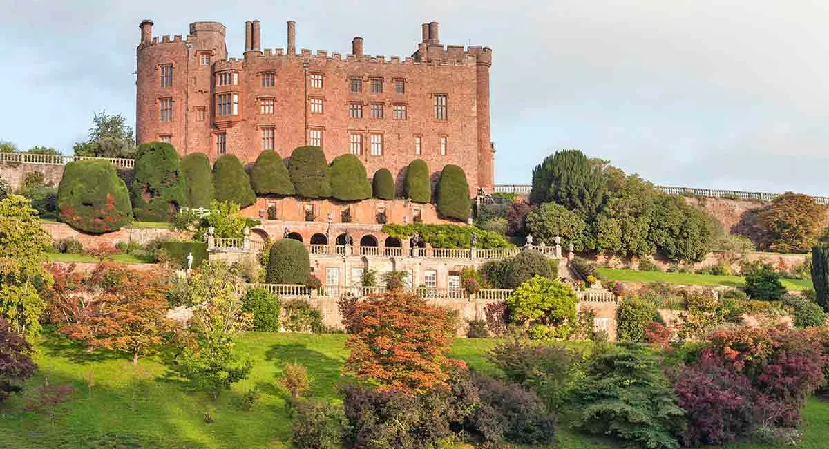 powis castle garden terraces