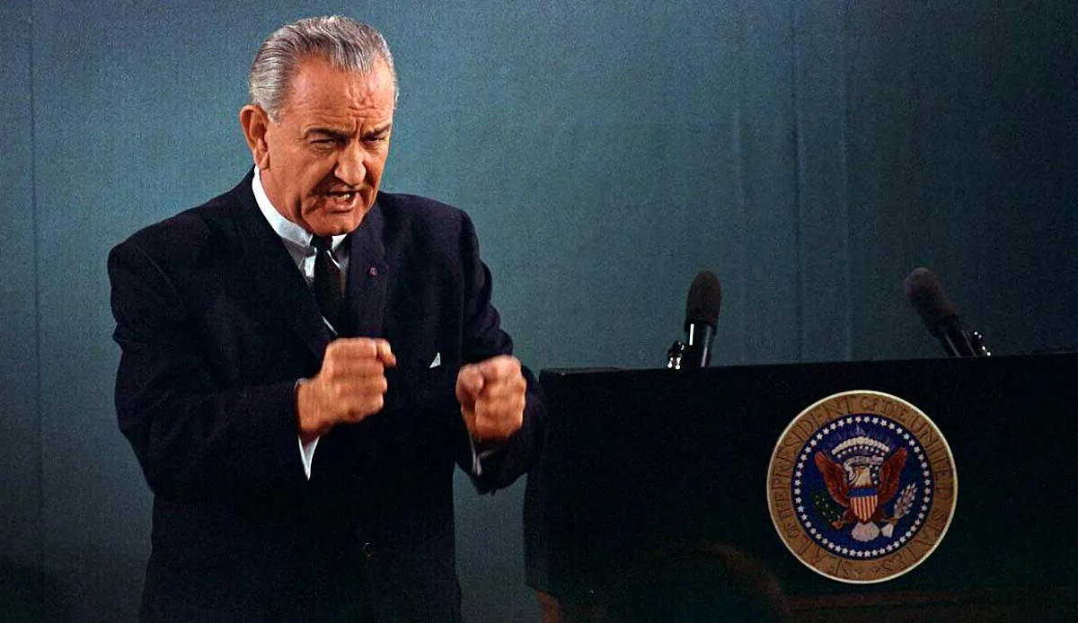 president lyndon b johnson