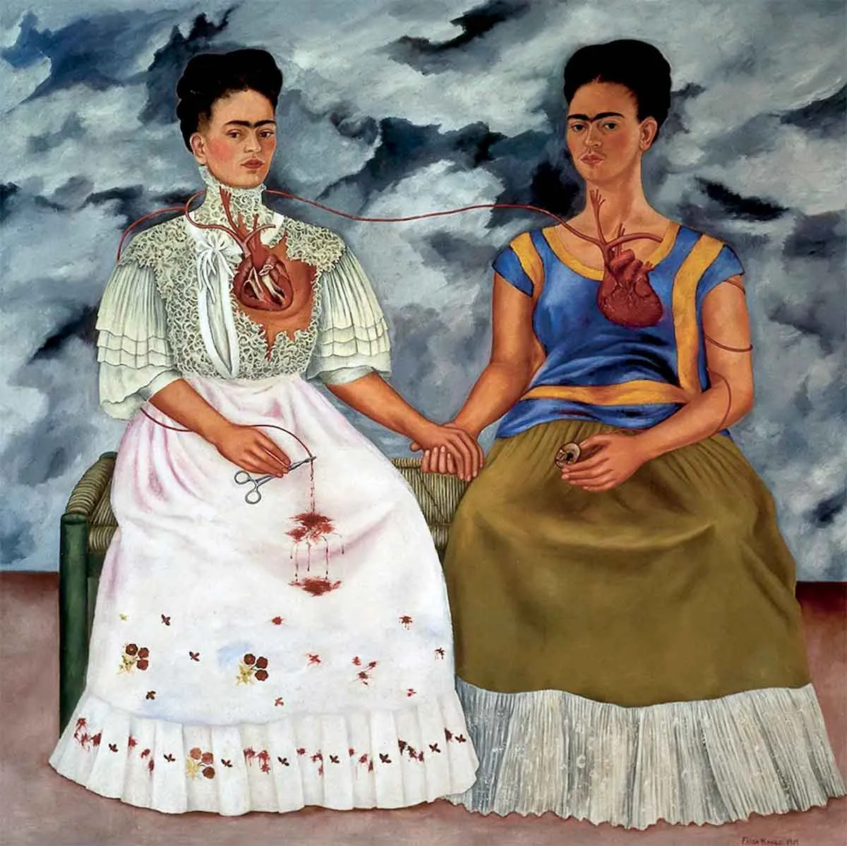 frida kahlo the two fridas painting