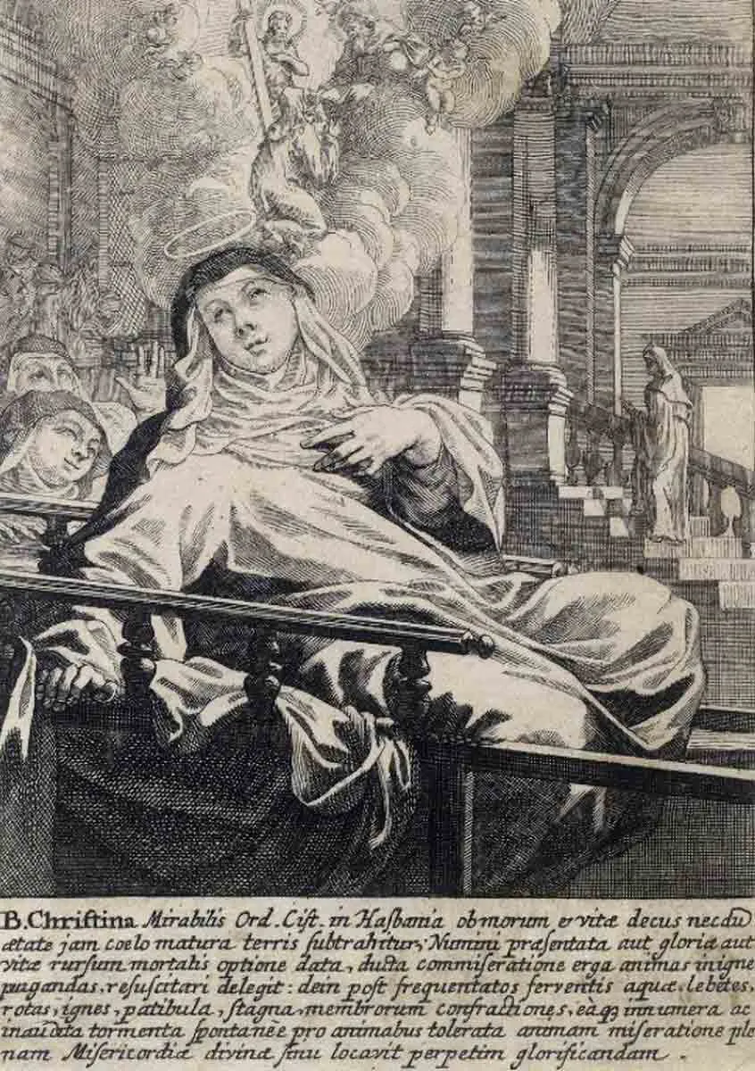 hermit christina mirabilis engraving