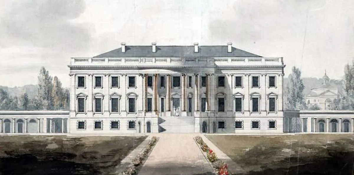 drawing washington dc 1817