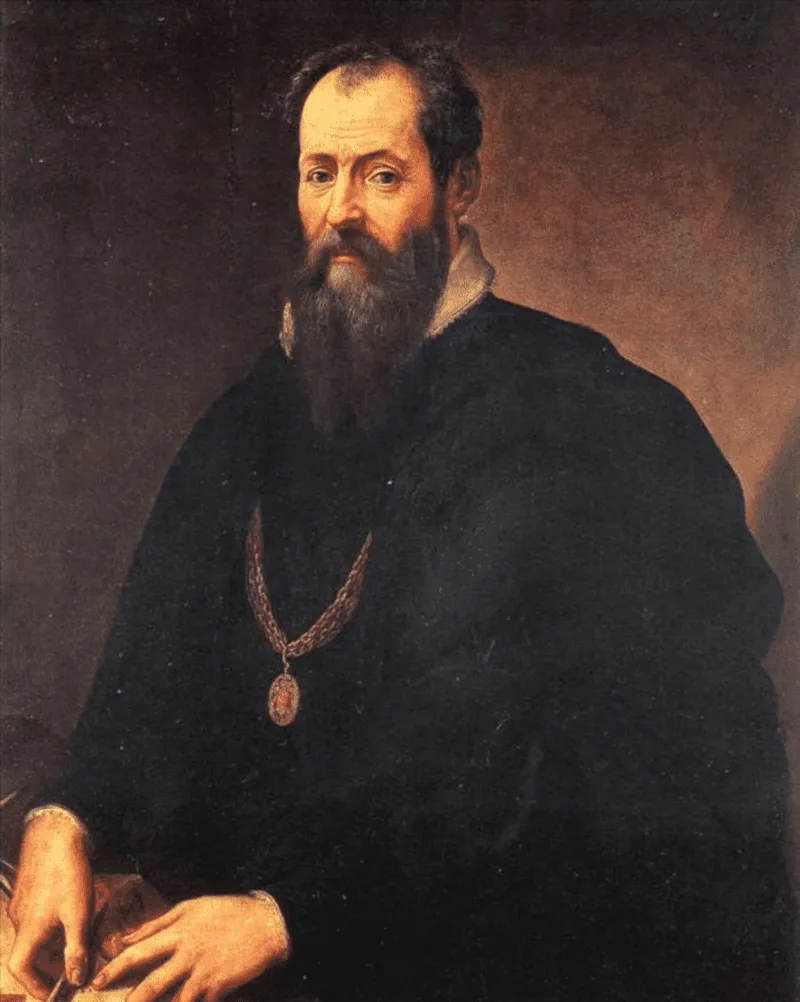 A self-portrait of Giorgio Vasari. Photo taken by Jacopo Zucchi