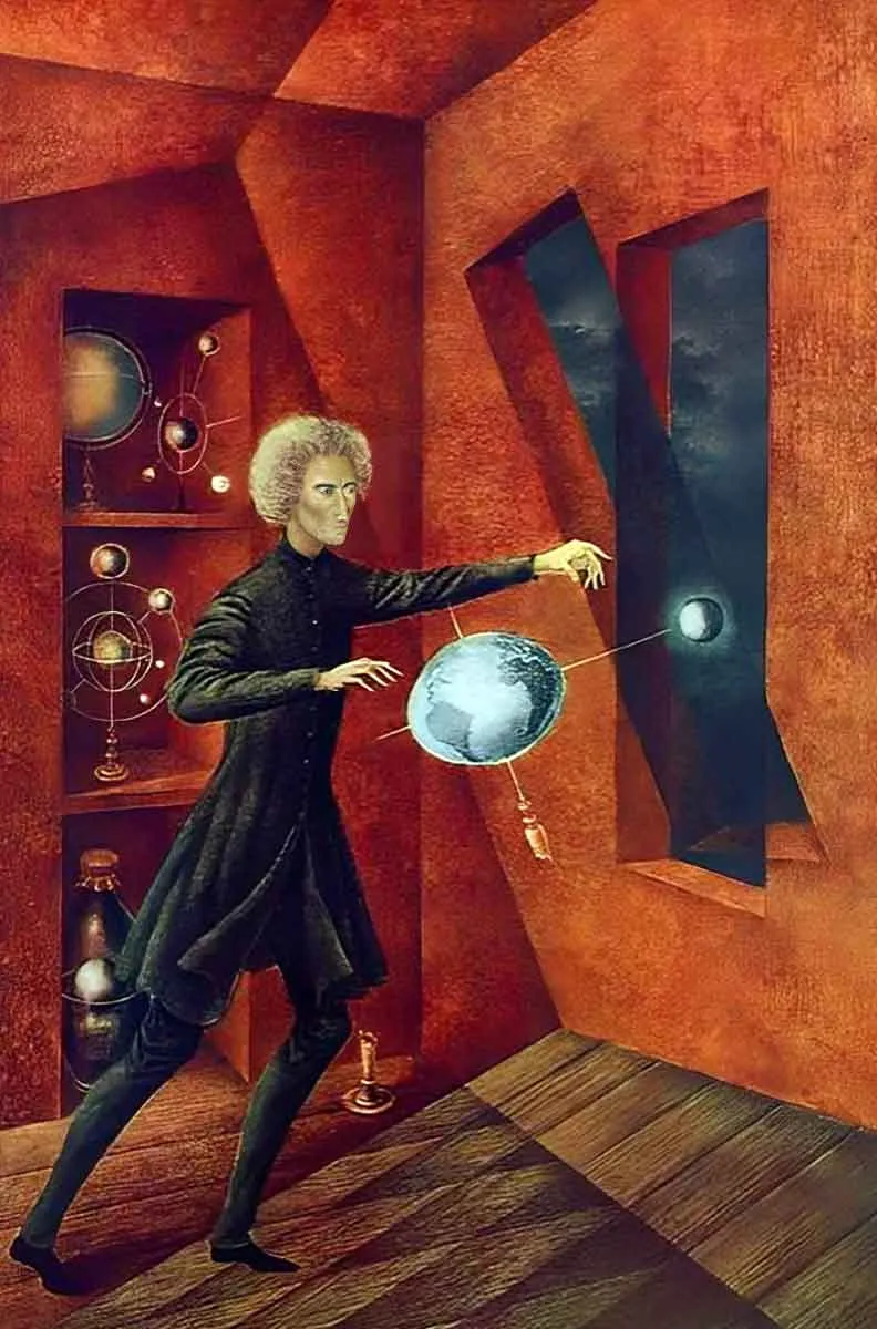 remedios varo phenomenon of weightlessness painting