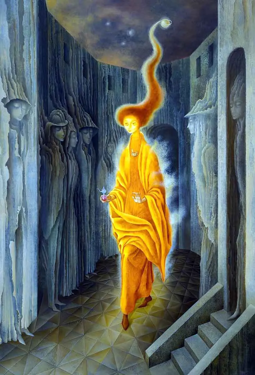 remedios varo call painting