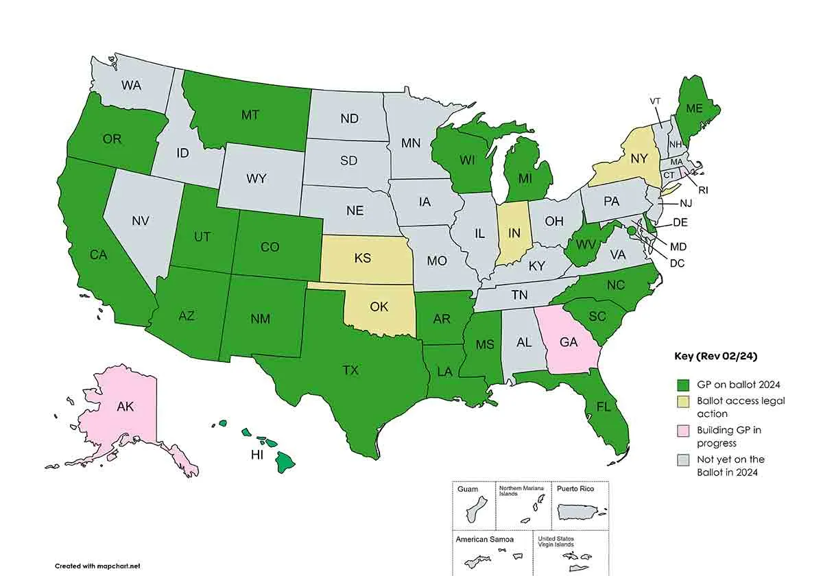 ballot access green party