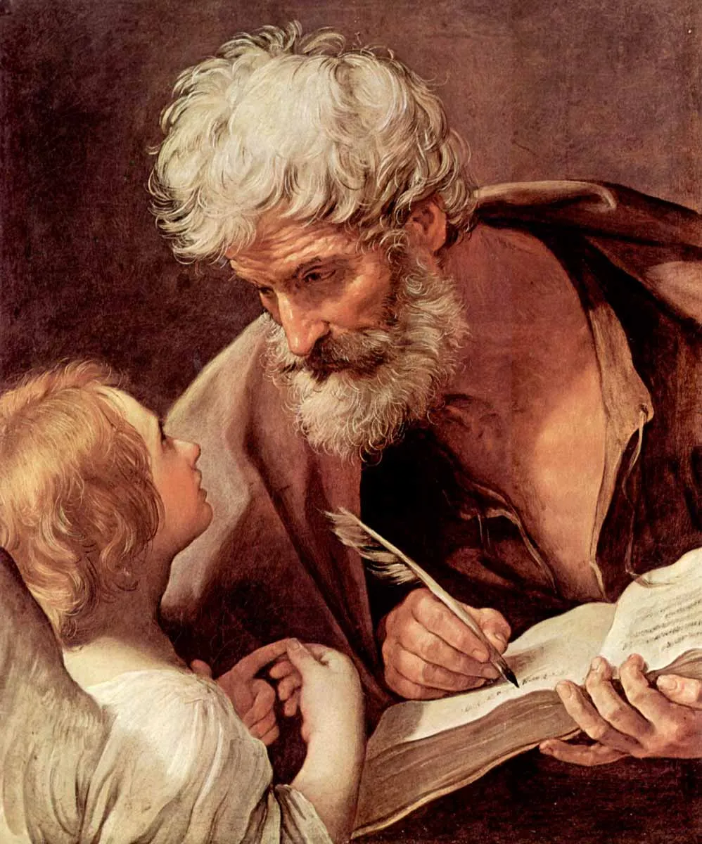 st matthew writing the gospels