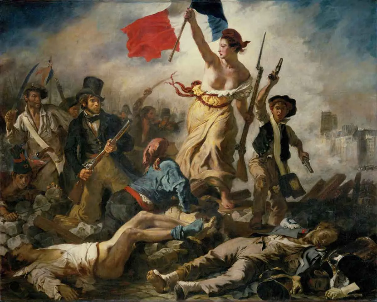 Eugène delacroix liberty painting