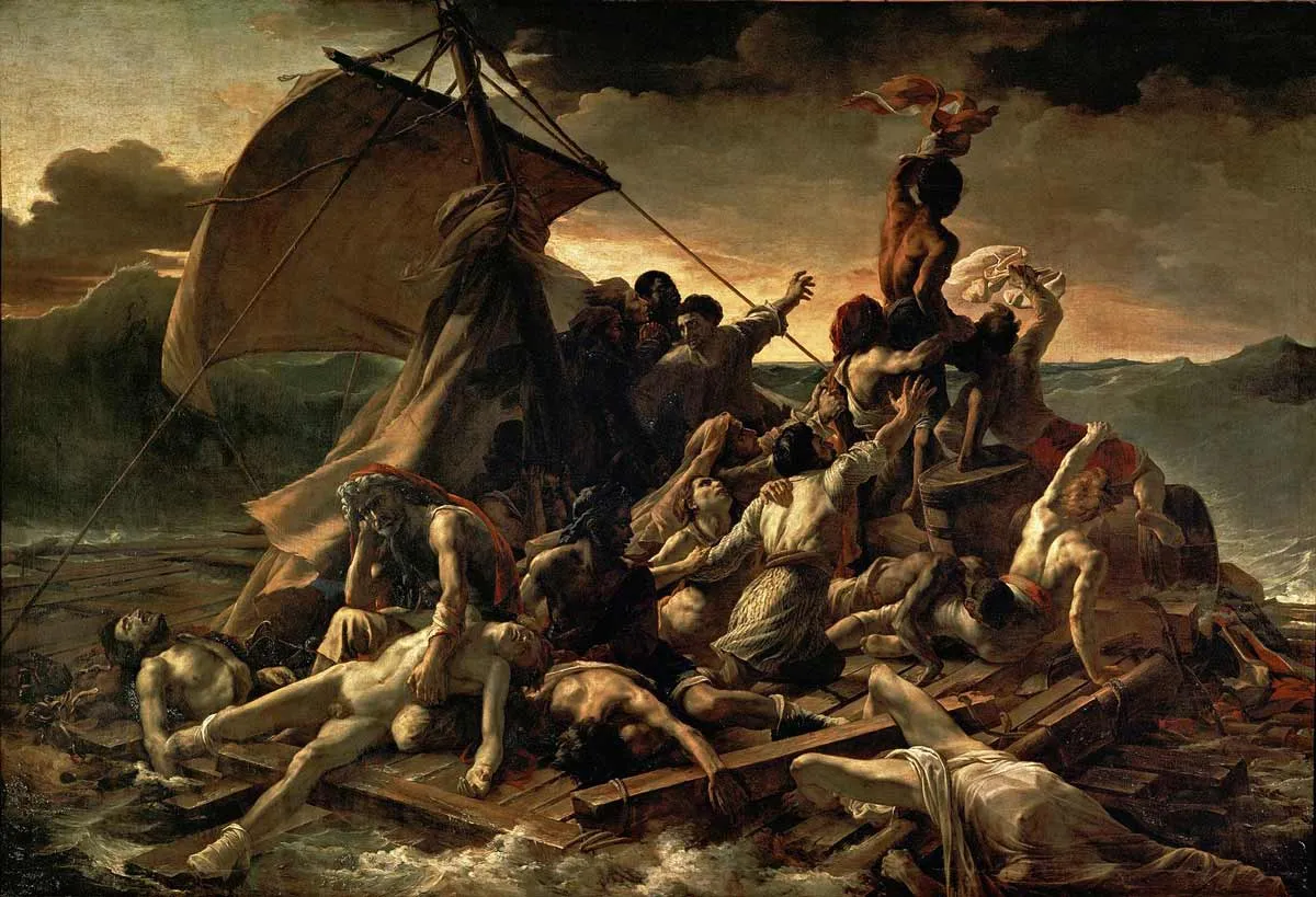 Théodore Géricault raft of medusa painting