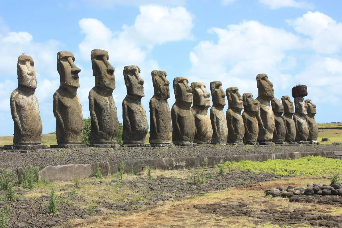 moai easter island chile