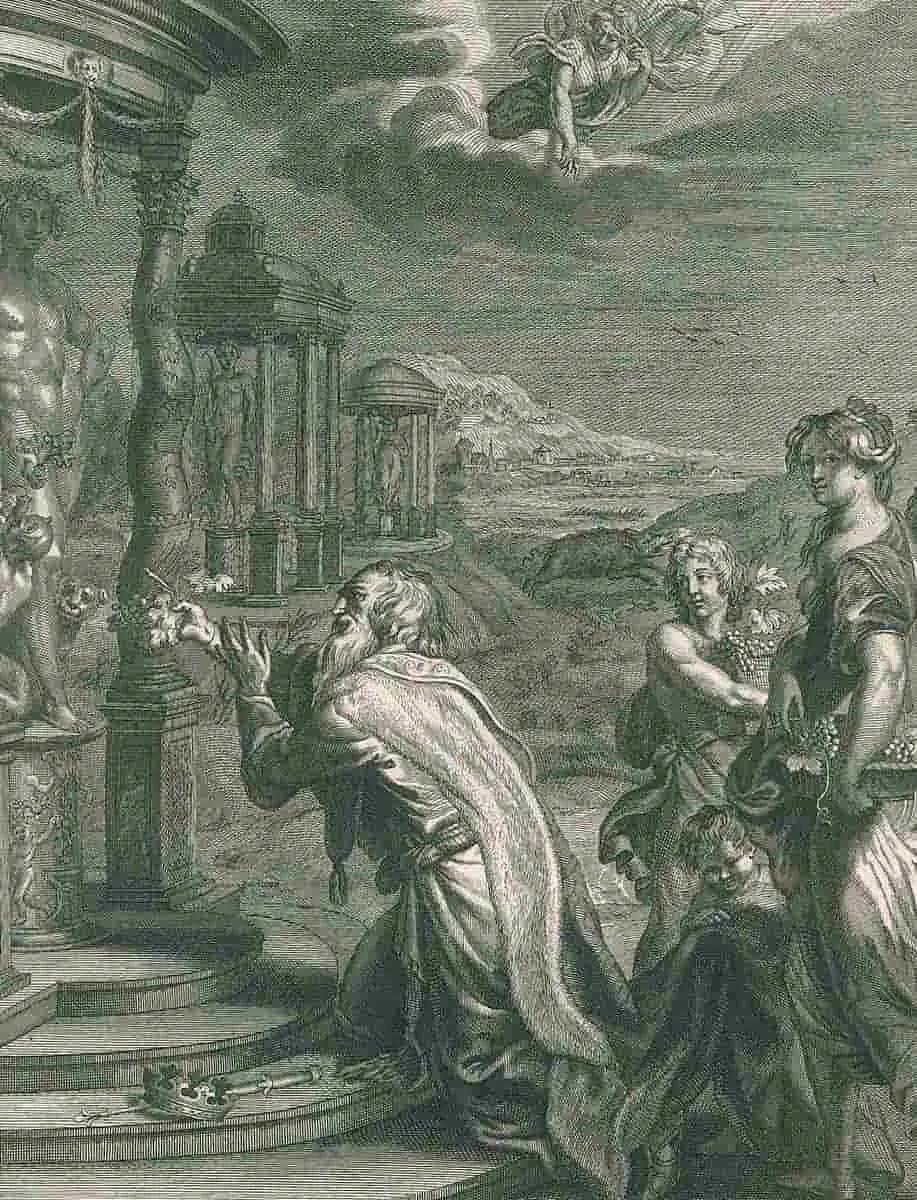 picart oeneus neglected diana etching