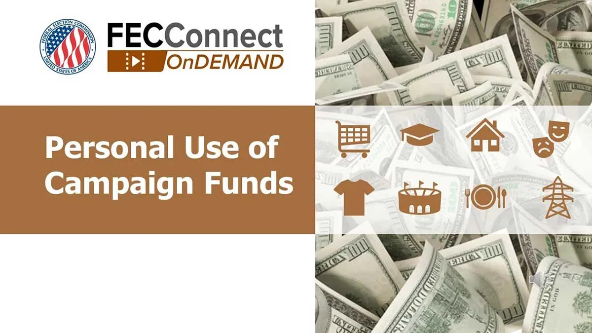 fec image personal use campaign funds