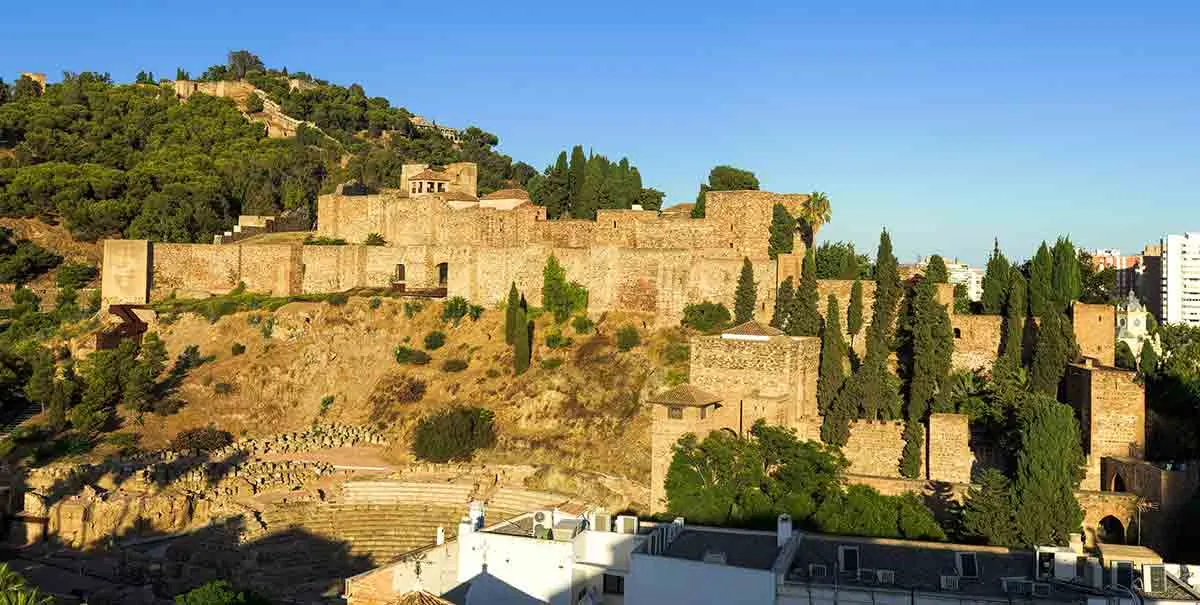 alcazaba malaga innerenclosure moorish spain