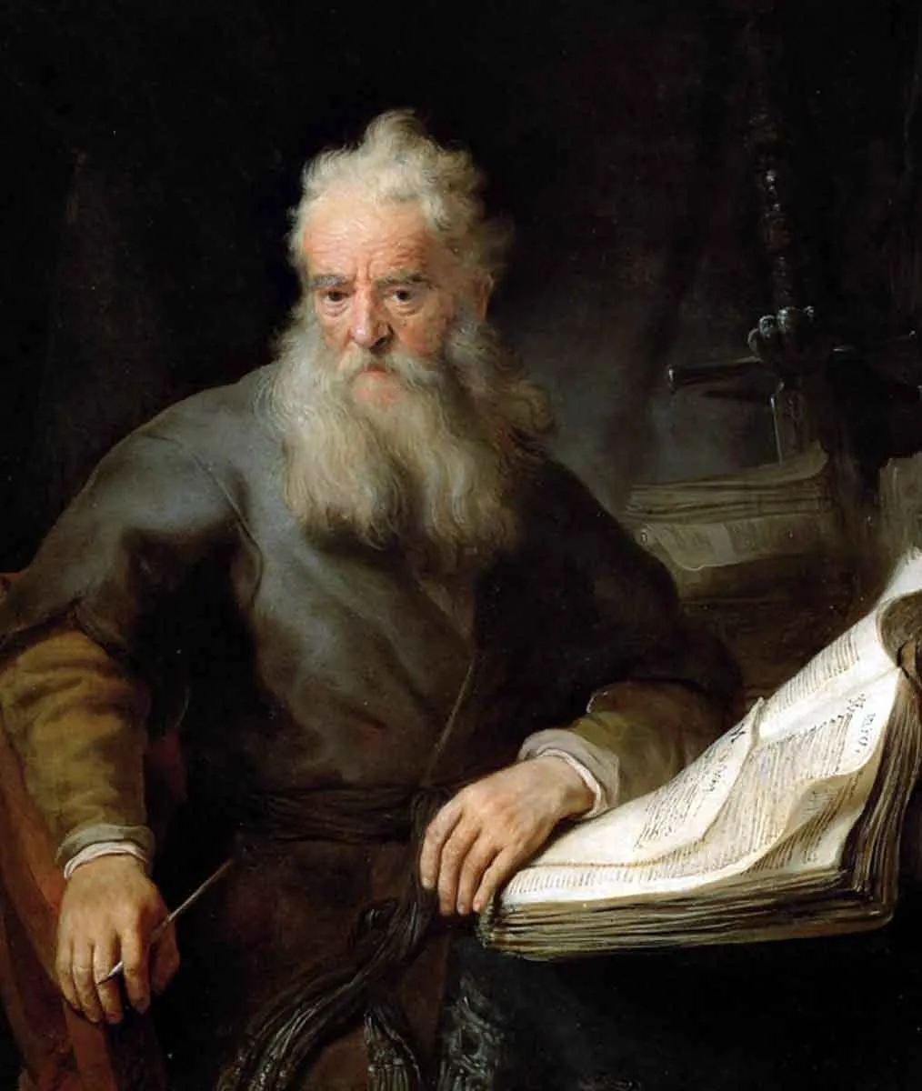 old apostle paul rembrandt painting