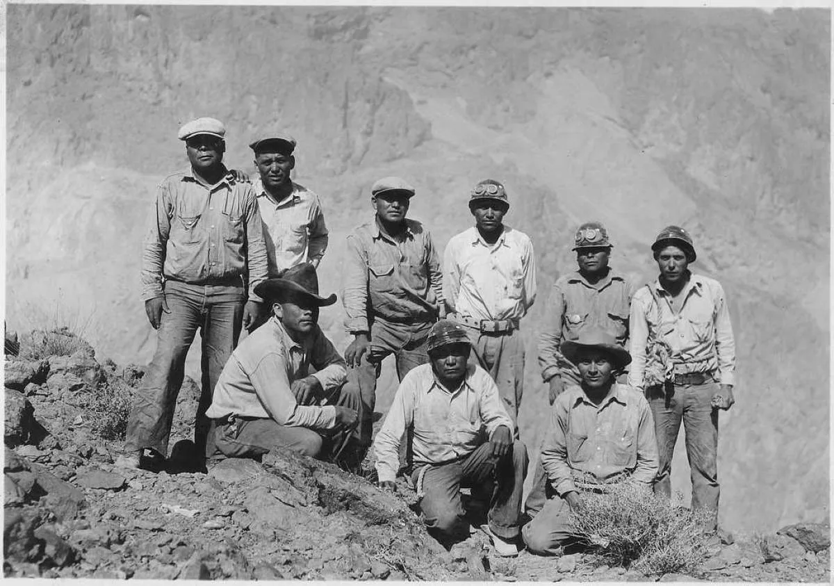 construction workers hoover dam high scalers