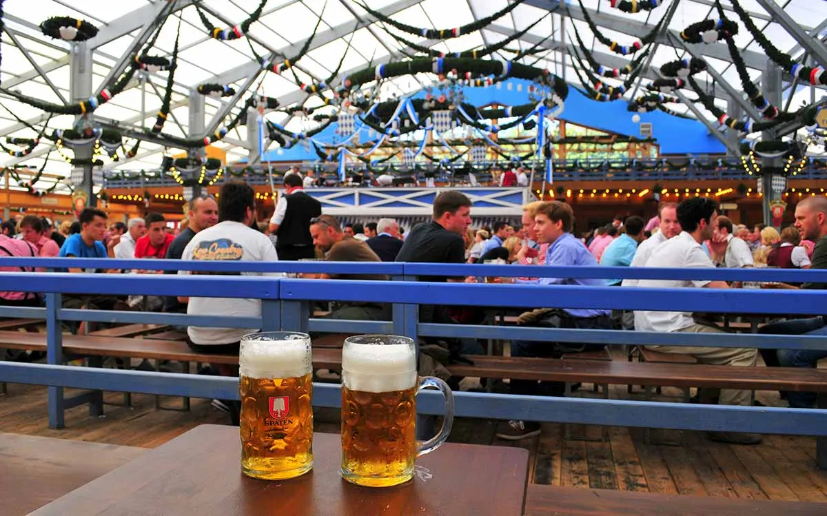 munich tent beer festival