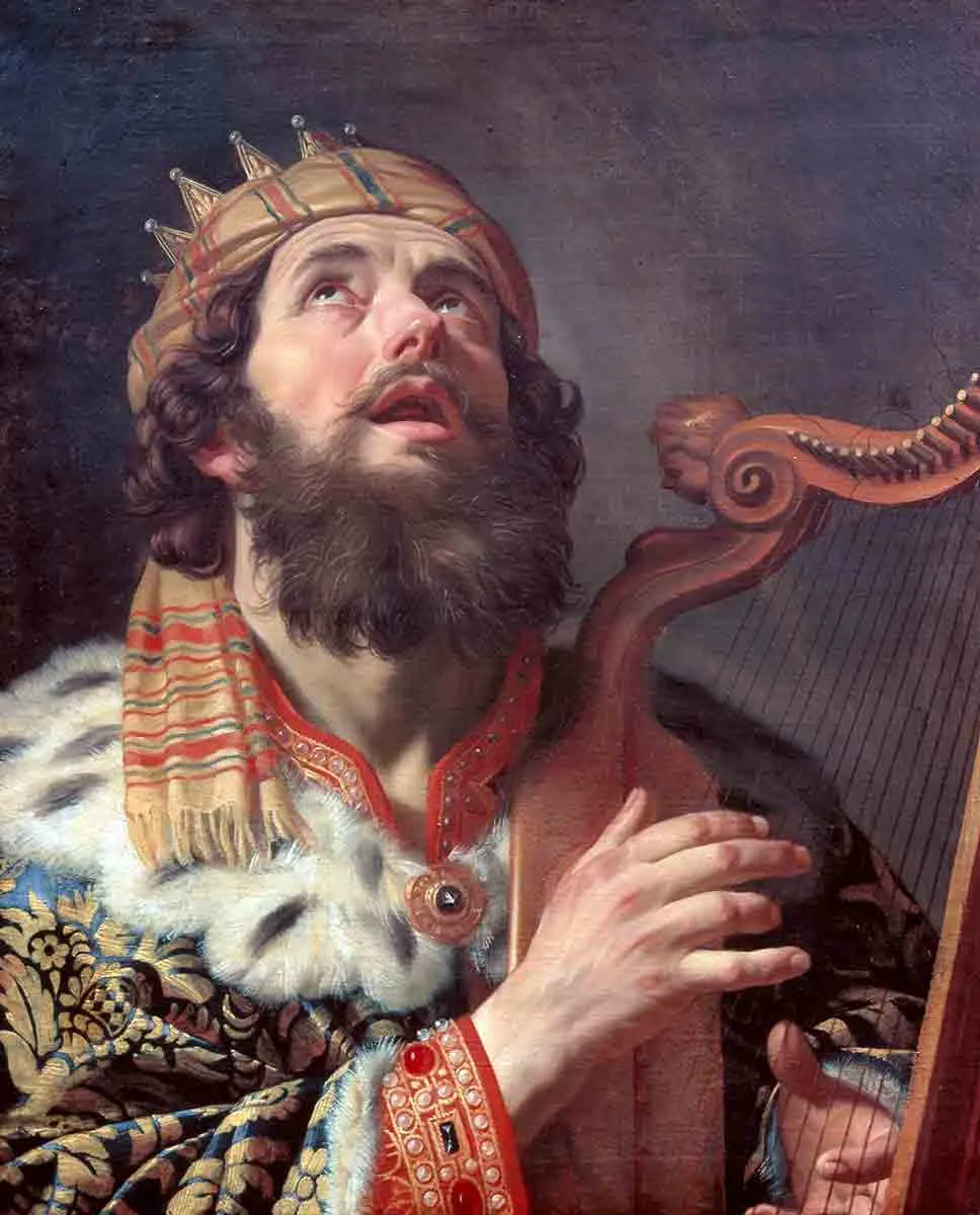 king david with harp