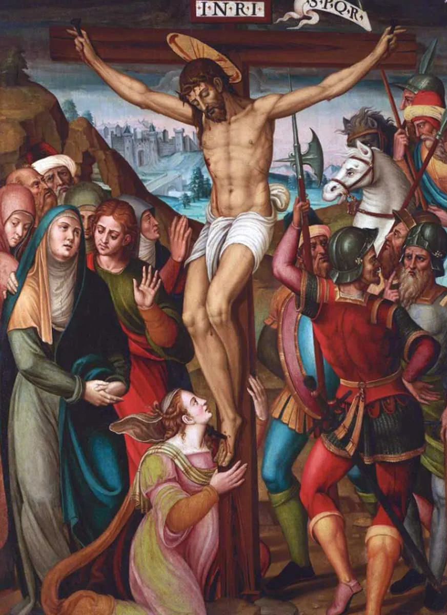 christ on the cross