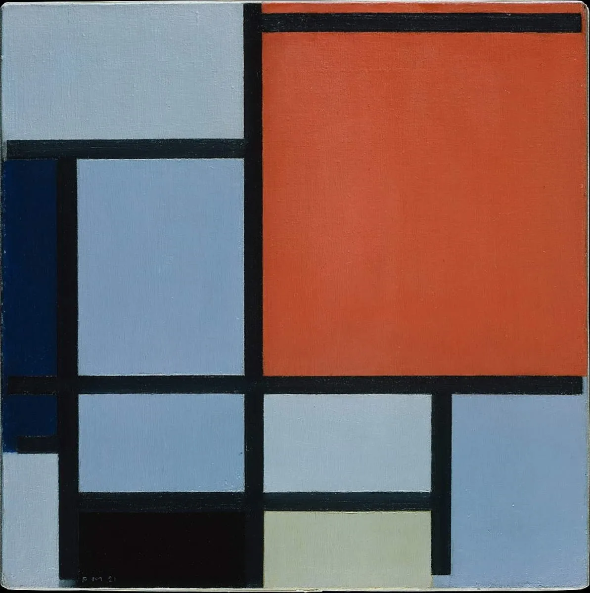 composition piet mondrian met nyc