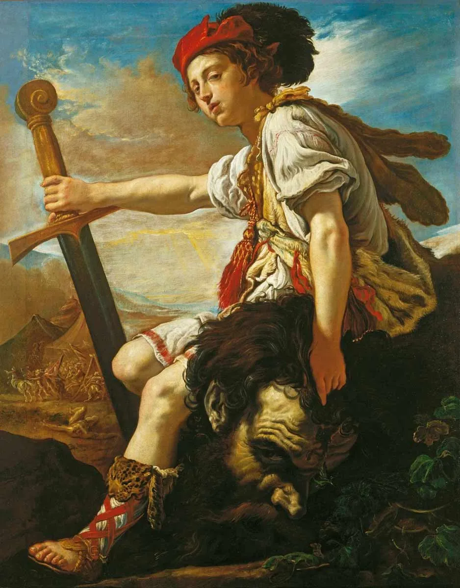 david with goliath head