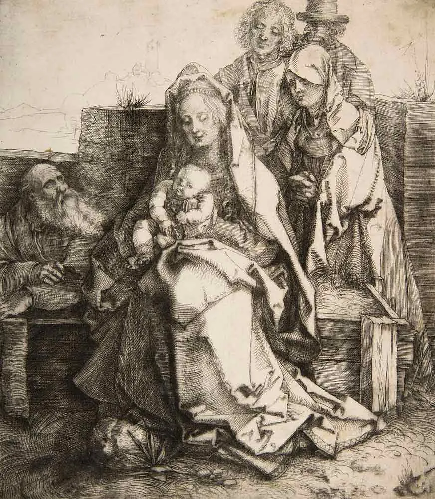 printmaking technique durer family drypoint