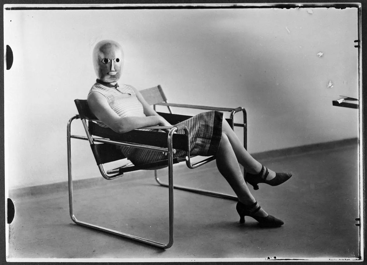 roaring twenties bauhaus student chair