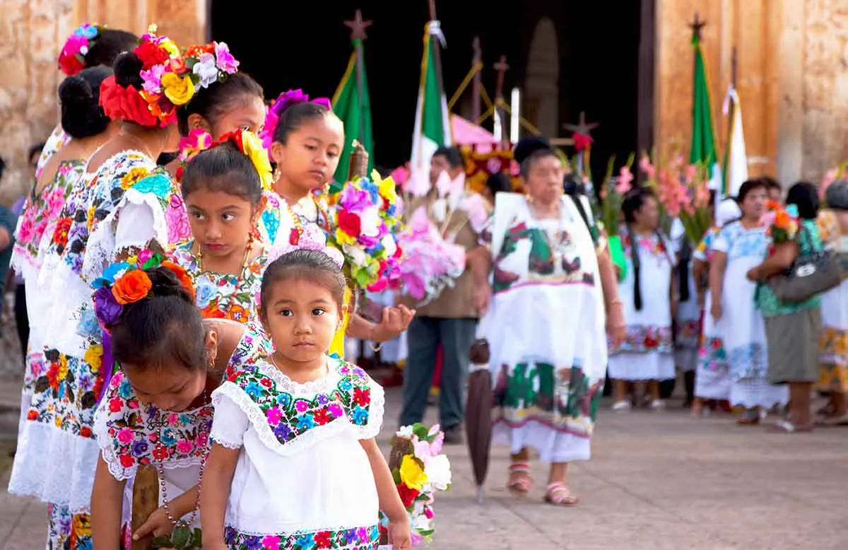 niñez maya yucatan