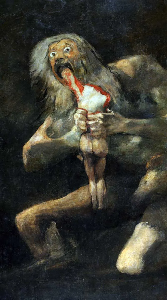 Saturn devouring his son goya