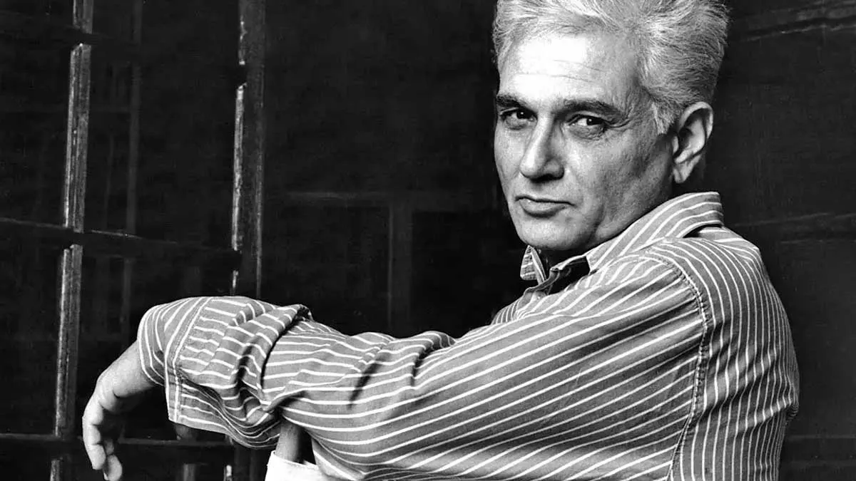 derrida black white photograph