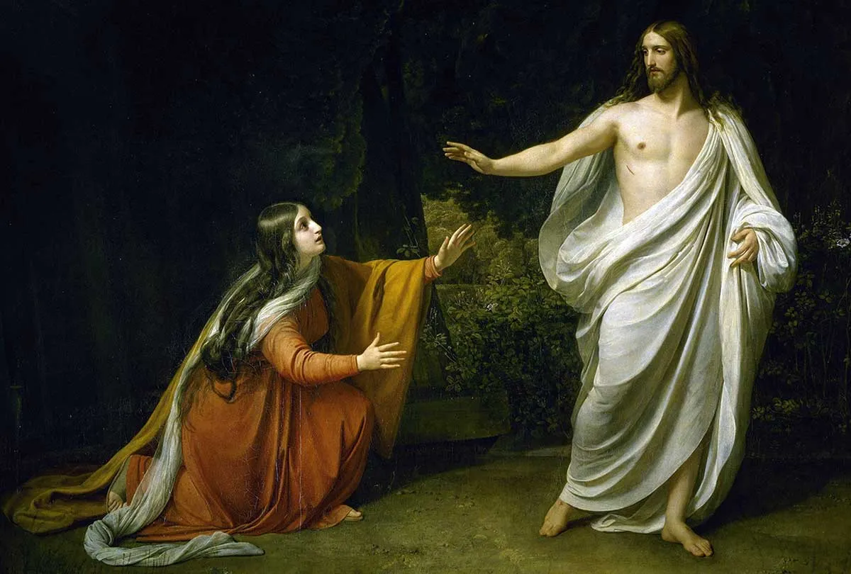 jesus and mary magdalene painting christian gnosticism