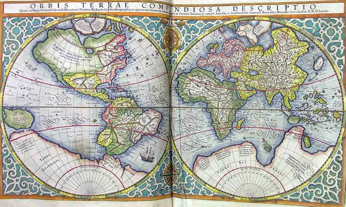 mercator world map