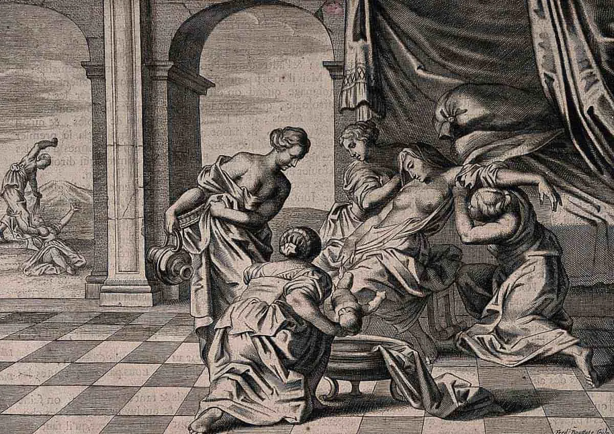 bouttats alcmene birth hercules engraving