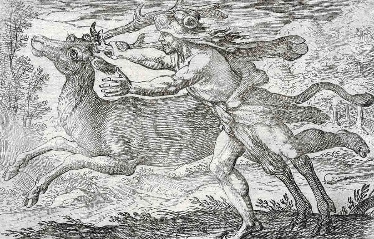 tempesta hercules ceryneian hind etching