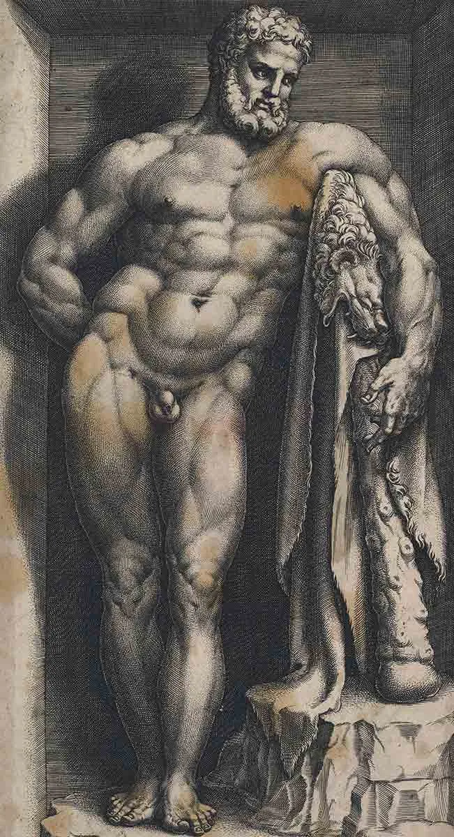 ghisi farnese hercules engravings