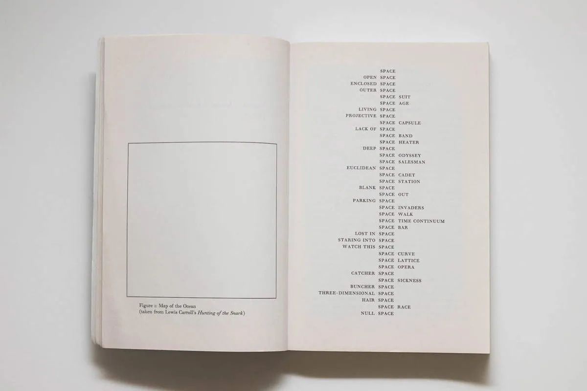 george perec species of spaces language art