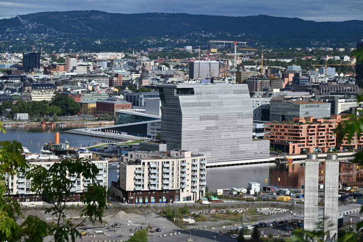 oslo norway view from ekebergparken