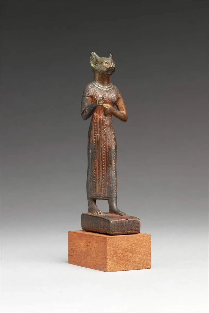 egyptian mythology bastet statue met museum